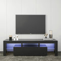 Dark Brown Wood Grain TV Stand S7628