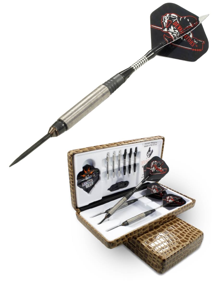 Black Steel 95 Percent Tungsten Steel Tip Dart T86118