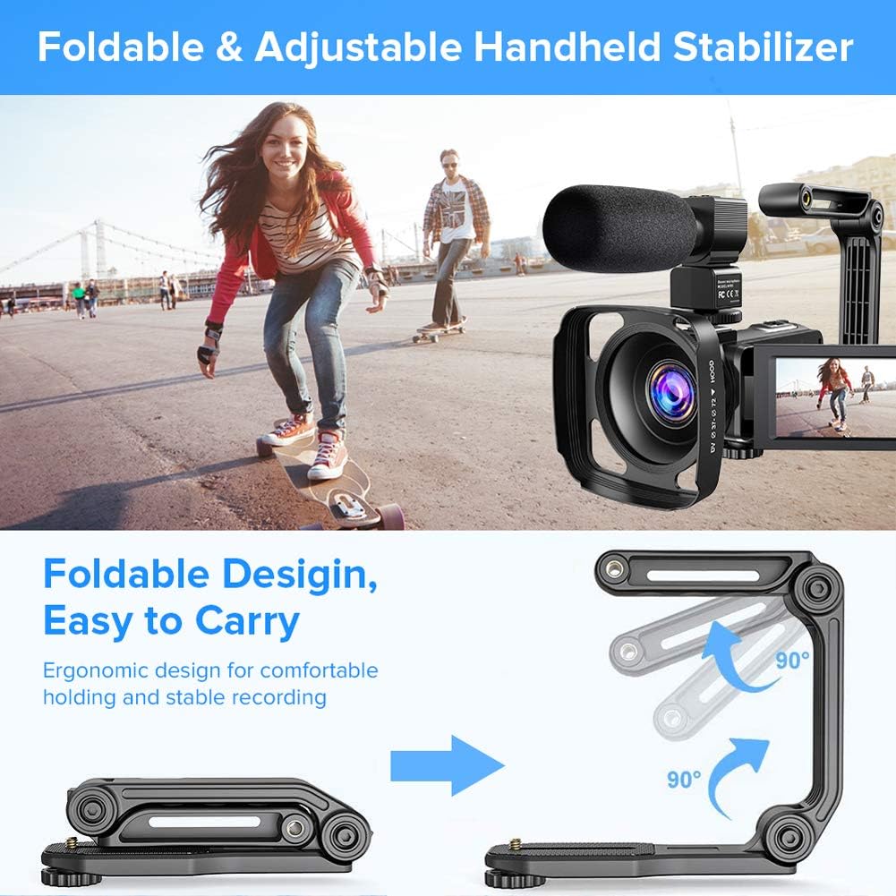2.7K Ultra HD Digital Video Camera with Microphone W89978
