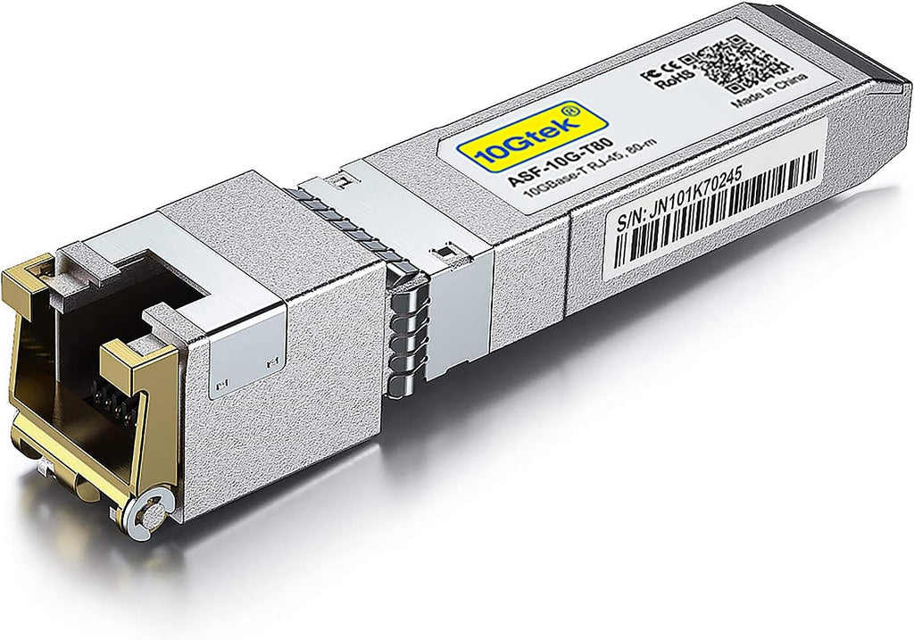 10GBase-T SFP+ Transceiver, RJ-45 SFP+ CAT.6a, up to 30 meters G8492