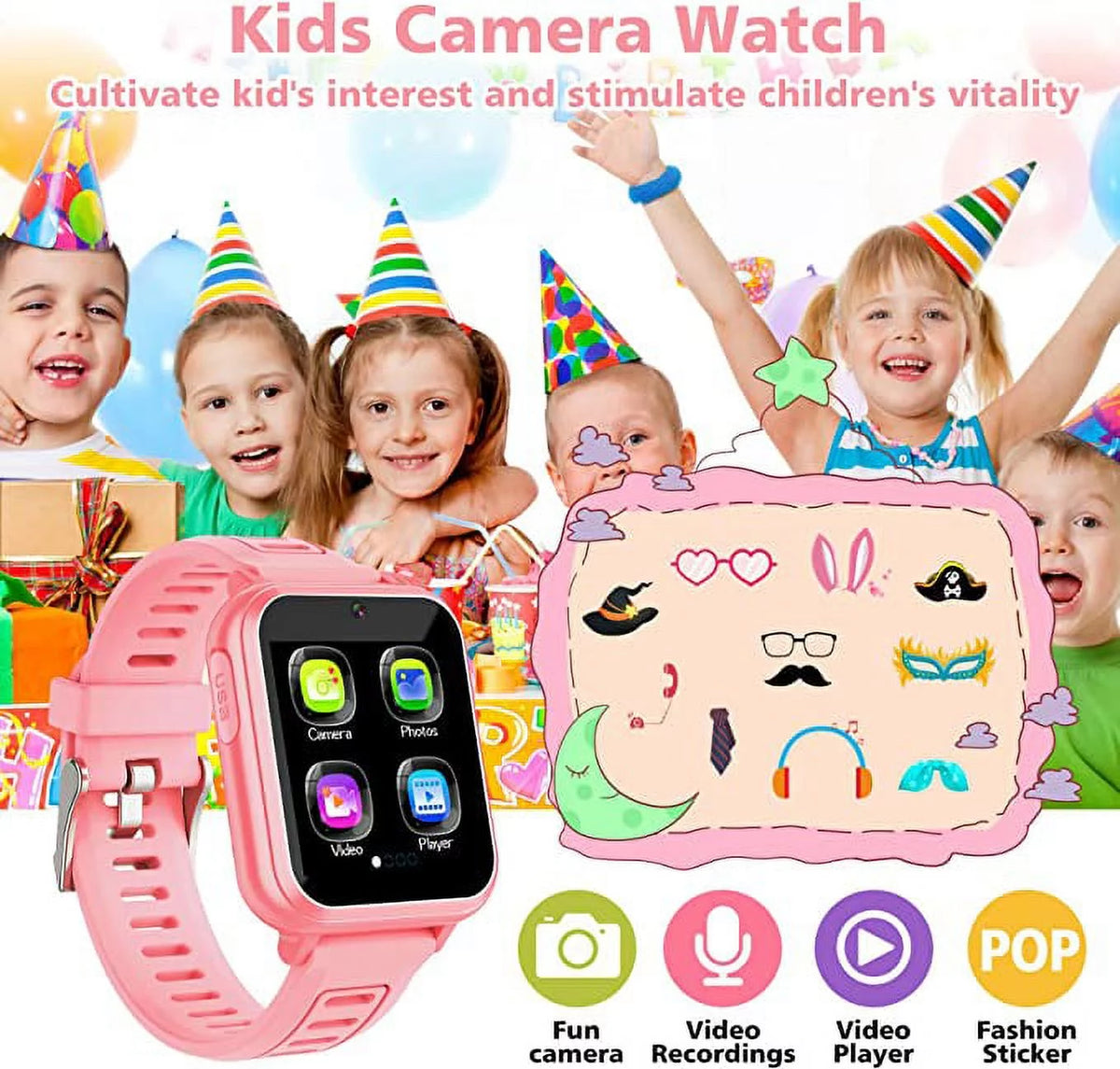 Smart Watch with HD Touch Screen Camera Z332891