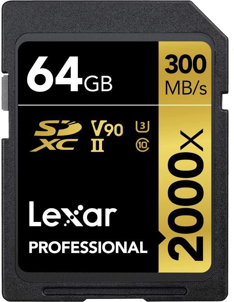 64GB SDXC UHS-II Memory Card with Reader & Case N518684
