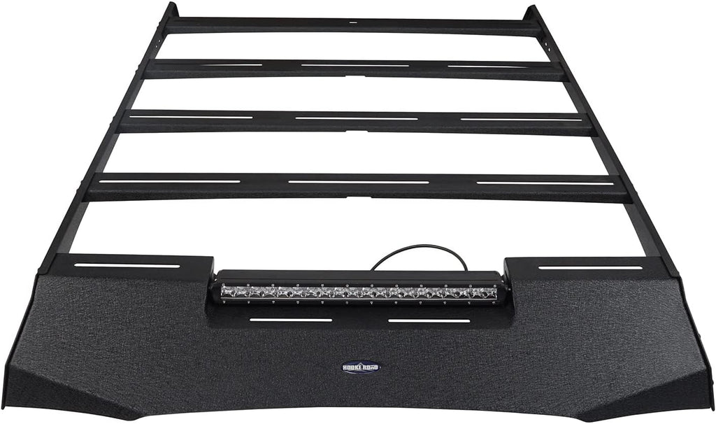 Roof Rack Basket Cargo Carrier with 100W LED Light Bar Z88667