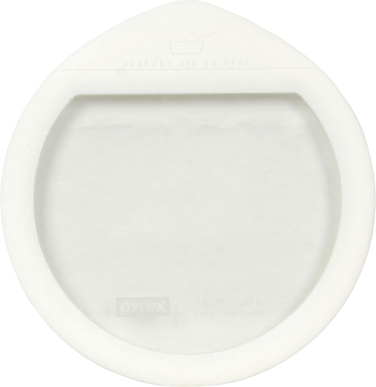 7-Cup White Silicone Glass Food Storage Replacement Lid W53398