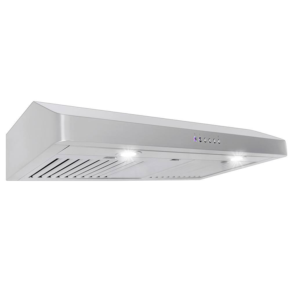 36 in. 600 CFM Stainless Steel Under Cabinet Range Hood with Light H48448