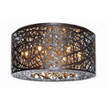 7-Light Flush Mount with LED Bulb W8350
