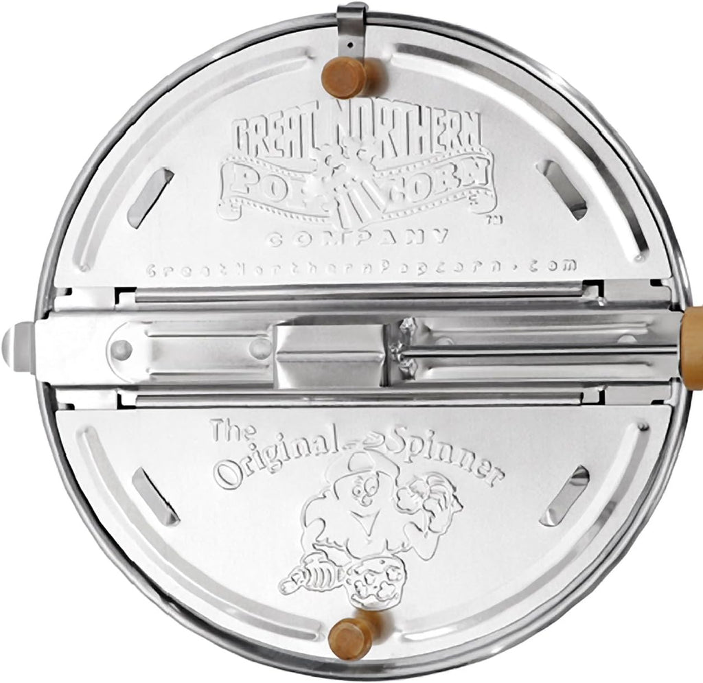 6-Quart Aluminum Popcorn Popper with Hand Crank A9923