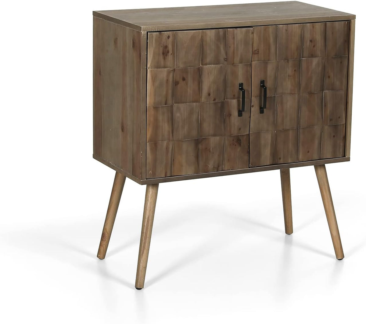 Mid Century Modern Nightstand with Drawers K9036