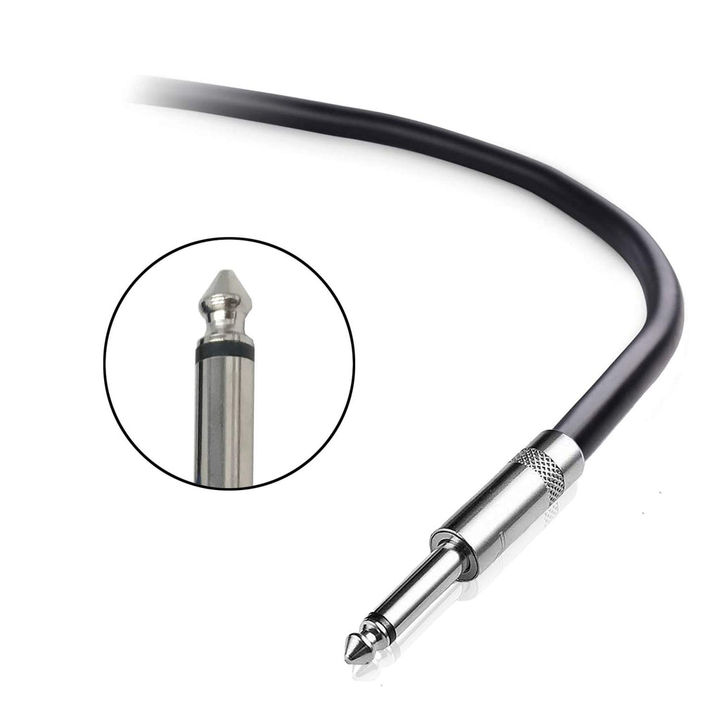 2 Pack 50ft 1/4 Inch to 1/4 Inch Male Speaker Cable R3554