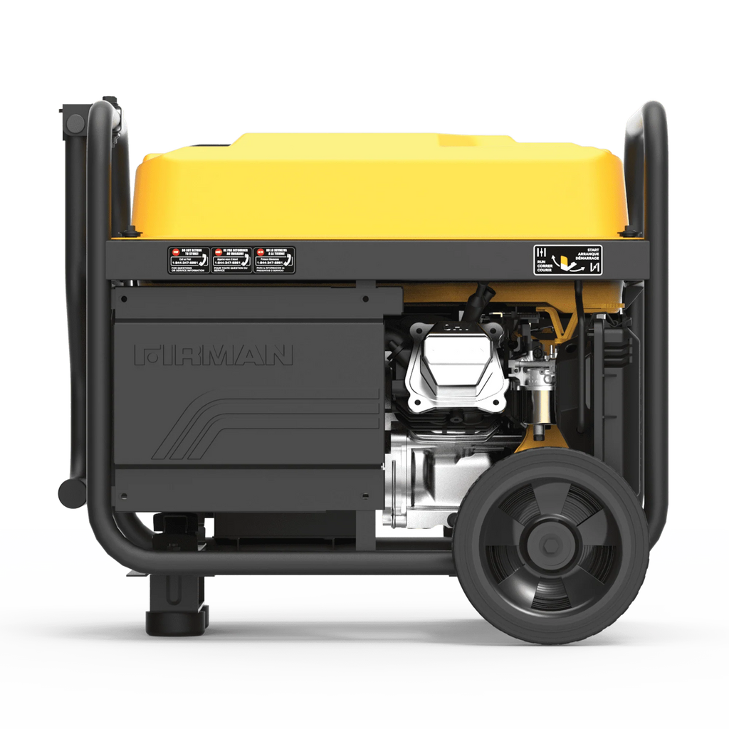 4550/3650 Watt 30A 120/240V Remote Start Gas Portable Generator With Wheel Kit P88727