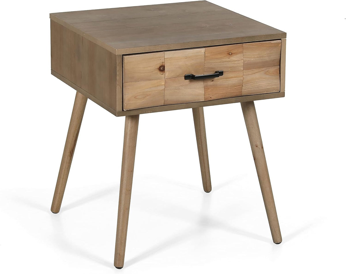 Mid Century Modern Nightstand with Drawers K9036