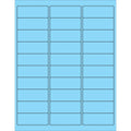 Pastel Blue Rectangle Laser Labels 3000/Case W622410