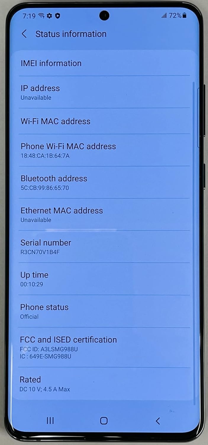 128GB Cosmic Gray Unlocked Galaxy S20 Ultra M7961