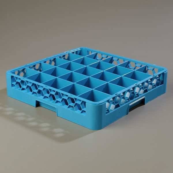 Blue 25 Compartment Glass Rack Z913