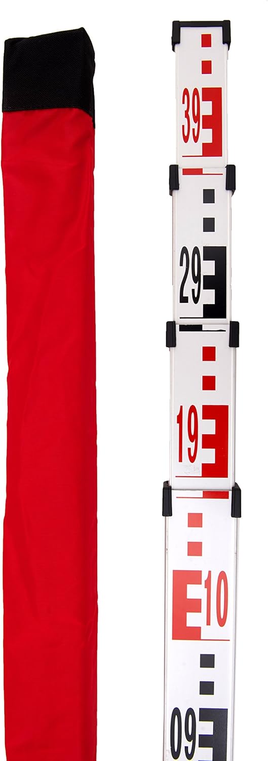 3 Meter Dual Sided Aluminum Telescopic Grade Rod with Carrying Case Z518453