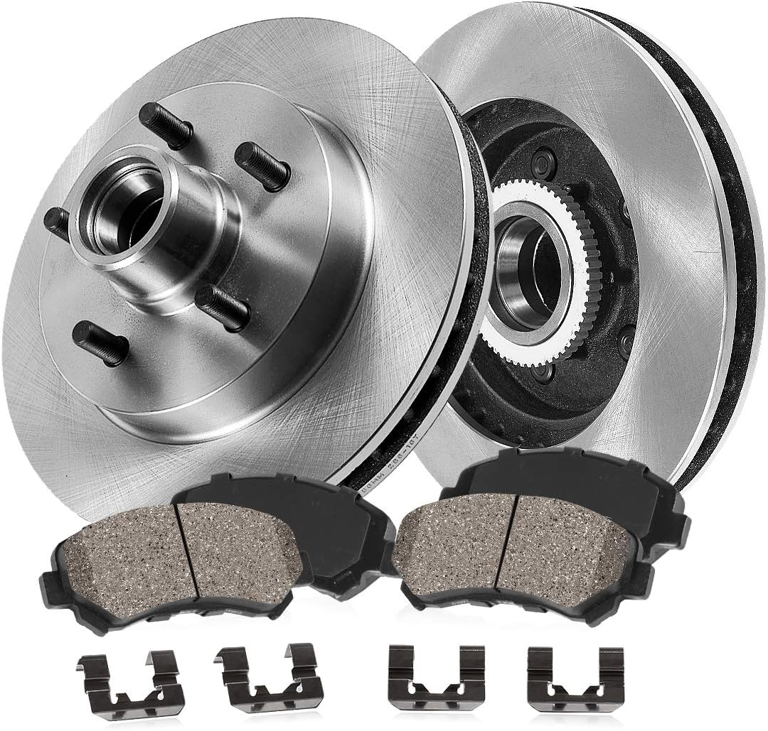 267 mm Brake Disc Rotors + Ceramic Brake Pads + Clips B47148