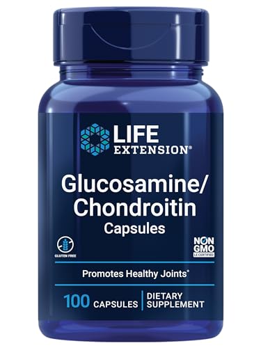 Glucosamine/Chondroitin Capsules, non-GMO, gluten-free, 100 capsules M942448