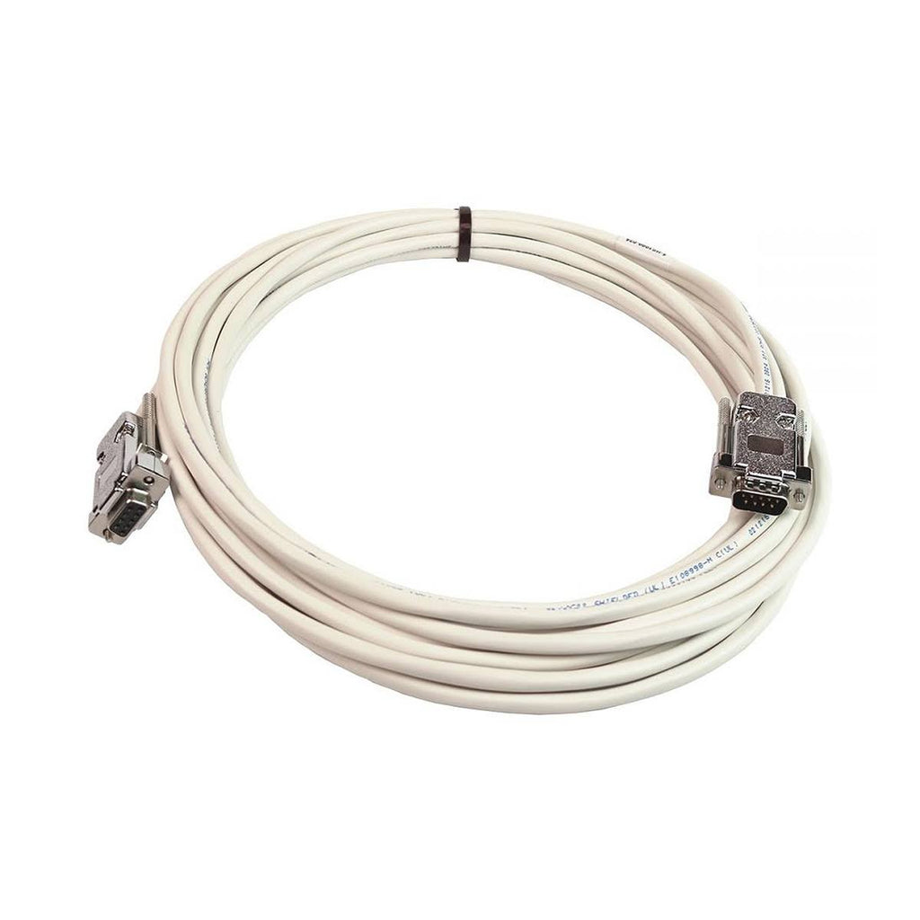 DB9 Male to Female Thru Plenum White Cable 75ft S9925