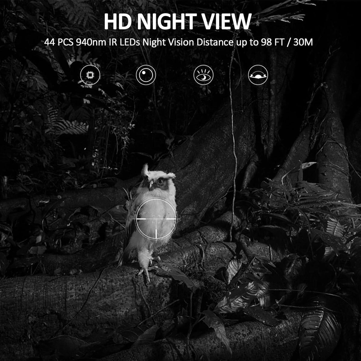 4K 30MP Wireless Bluetooth Wildlife Camera with 64GB Card M156735