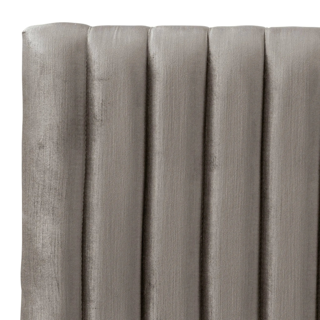 Velvet Channel Headboard California King F788538