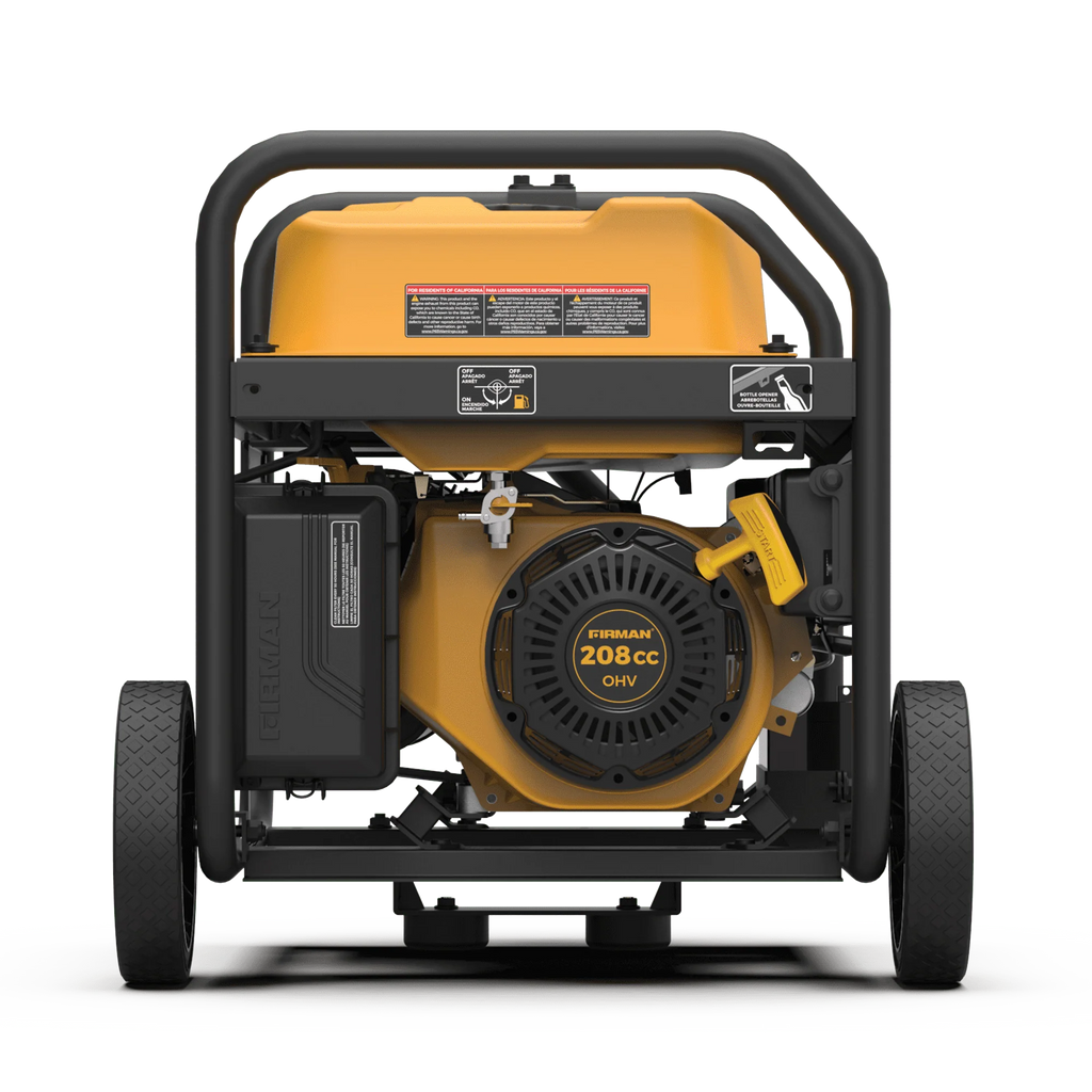 4550/3650 Watt 30A 120/240V Remote Start Gas Portable Generator With Wheel Kit P88727
