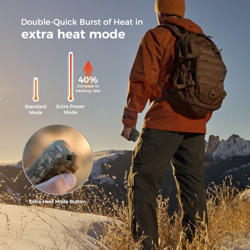 IP56 Waterproof Rechargeable 10000mAh Hand Warmer with Torchlight V5426