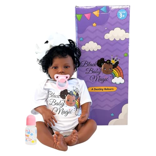 Black 17 Inch Soft Body Baby Doll with Accessories O180905