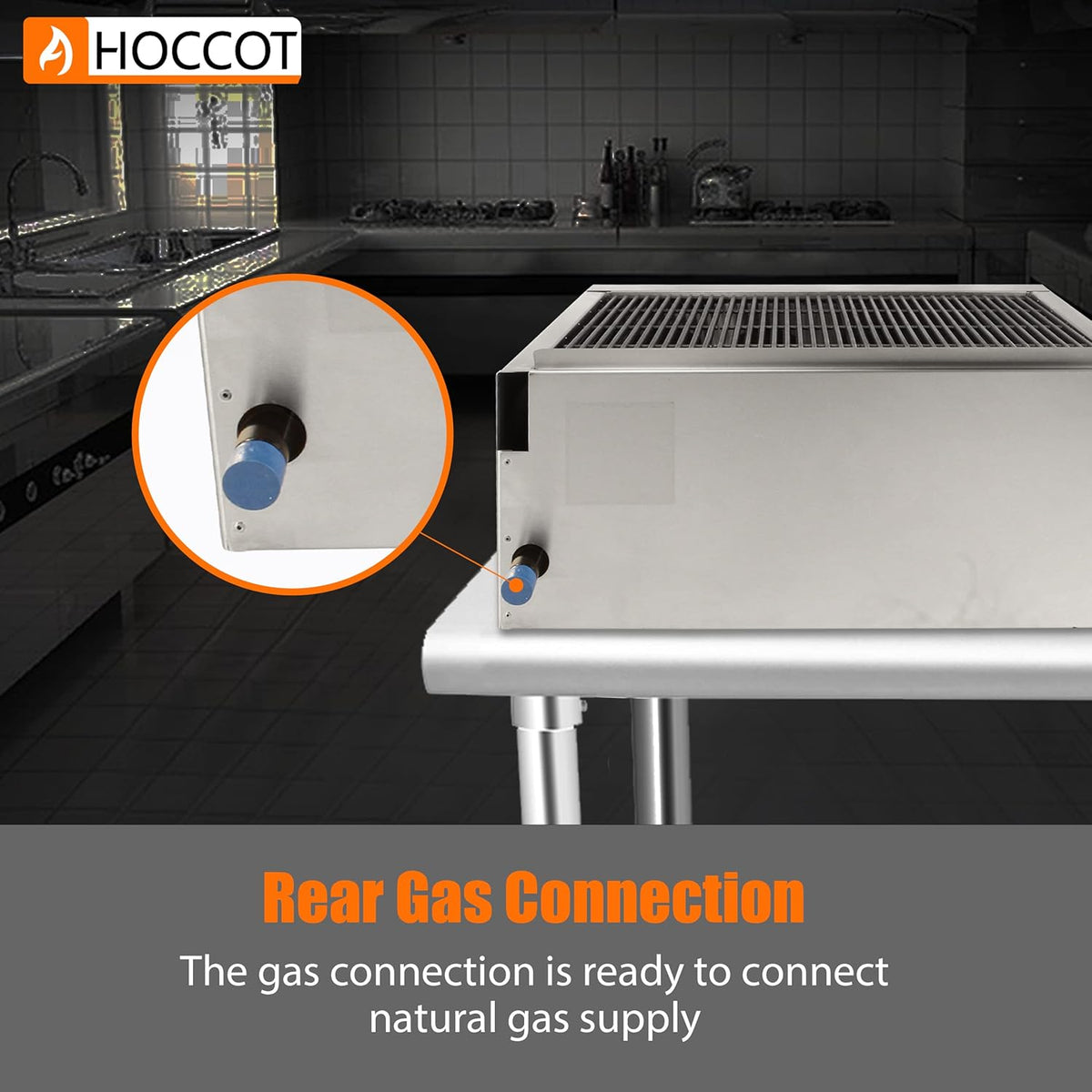 32" Stainless Steel Commercial Gas Char-Broiler P346428