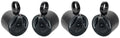 6.5" 150 Watt Black Marine Boat Wakeboard Tower Speakers U1780