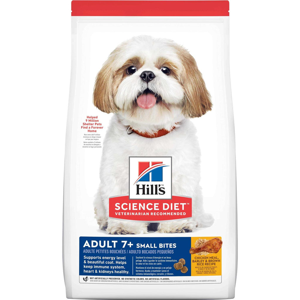 Adult 7+ Small Bites Chicken Meal Dry Dog Food C60588
