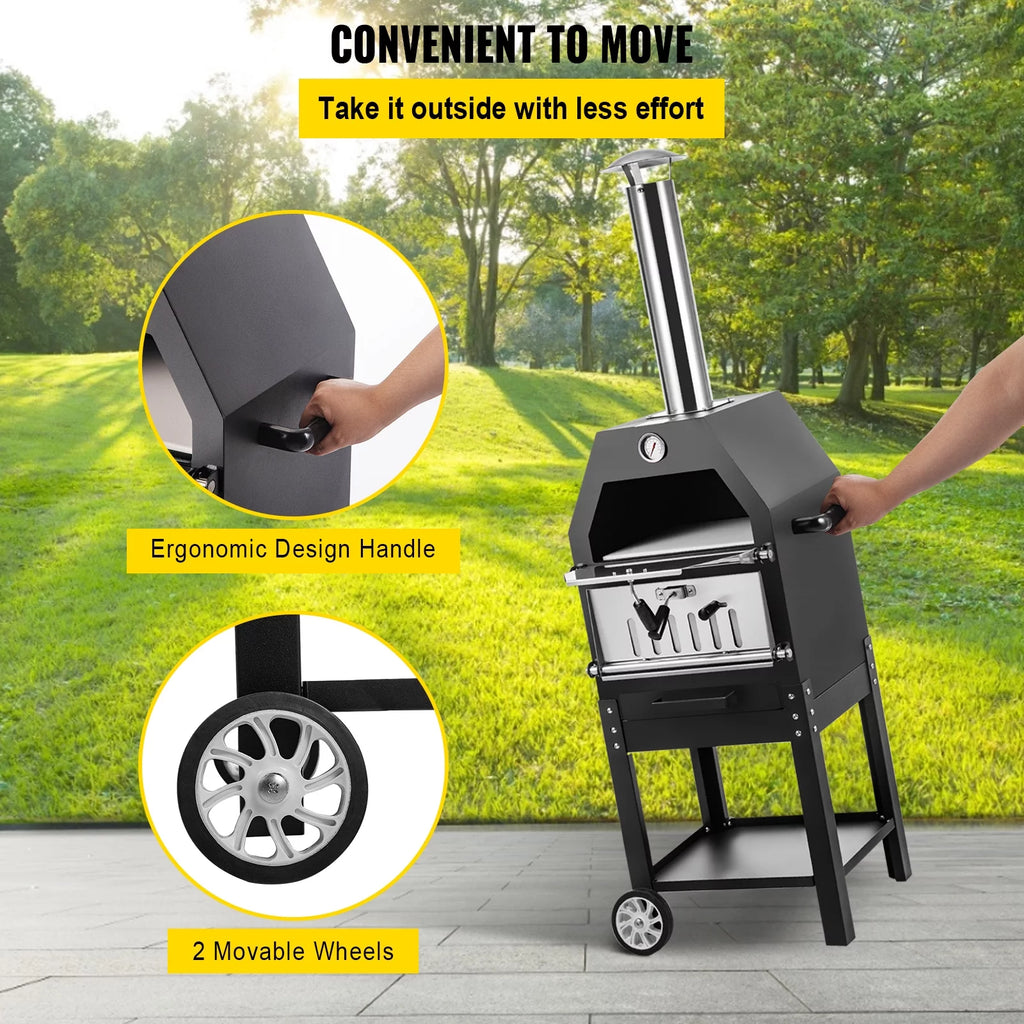 Portable Wood Fired Pizza Oven C3537