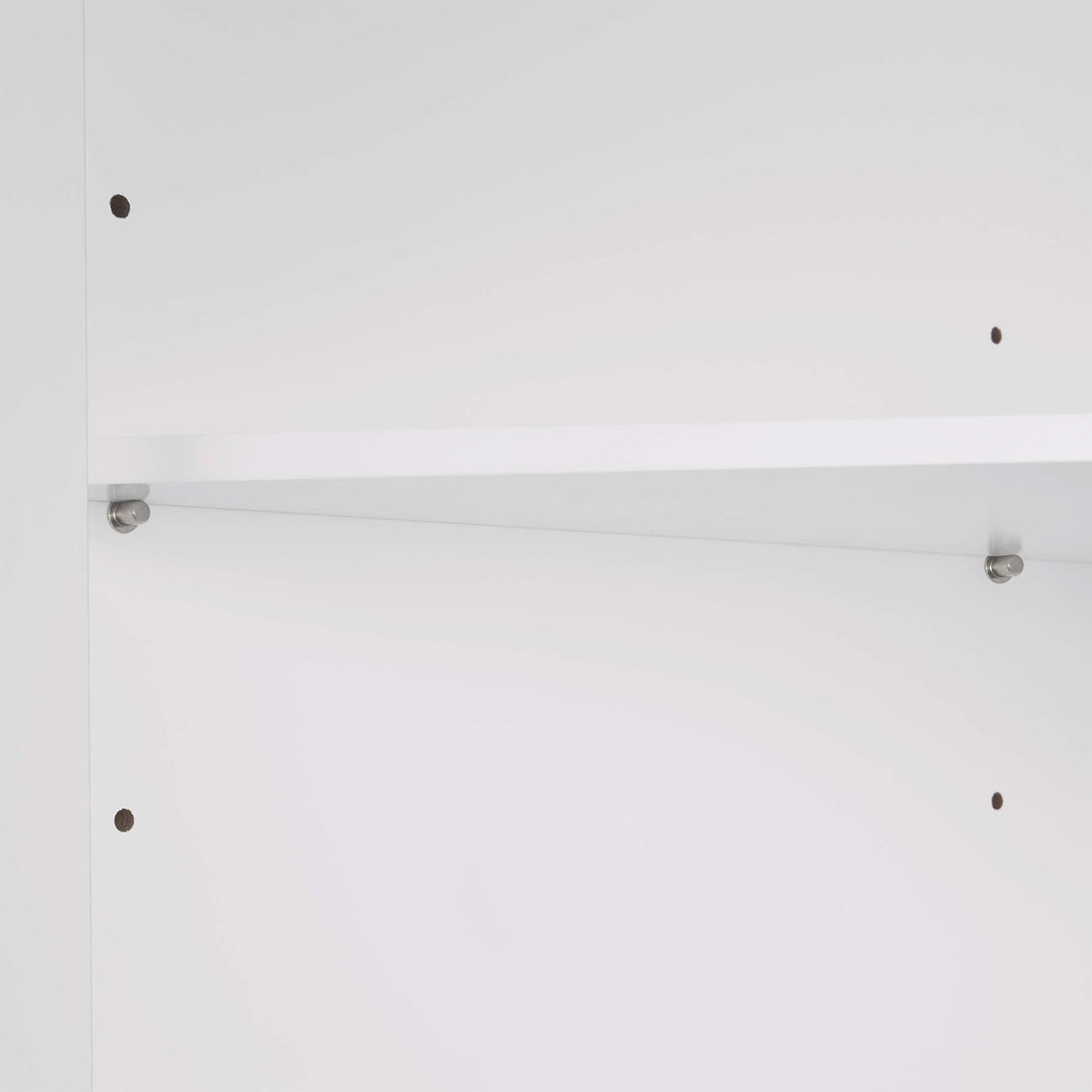 White Single Door Corner Floor Cabinet J11702