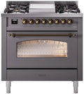 36 Dual Fuel Propane Gas Range Z208