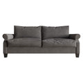Classic Linen Upholstered Sofa Dark Grey T754