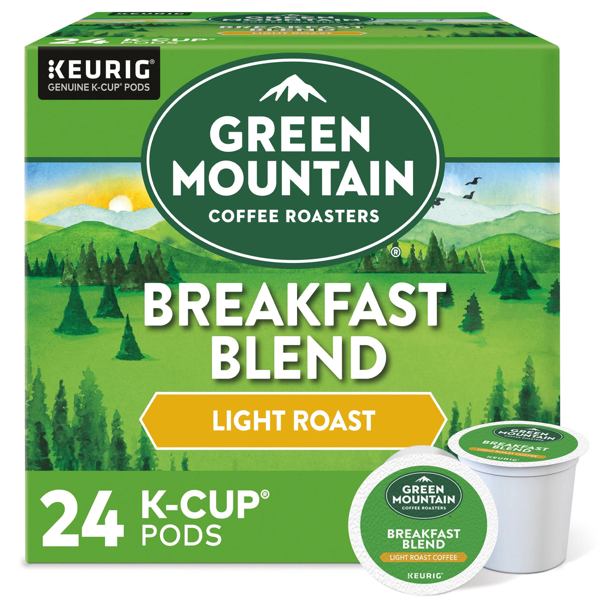 Light Roast K-Cup Coffee Pods, 24 Count L263739