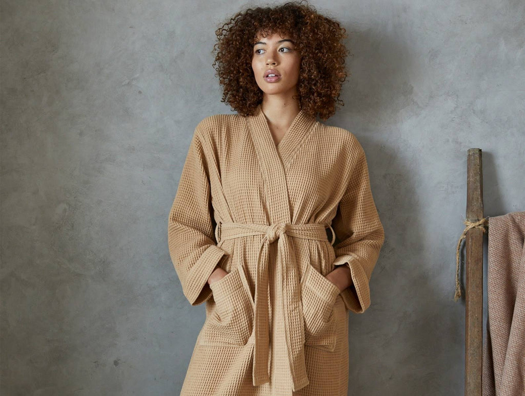 Organic Waffle Robe O619973