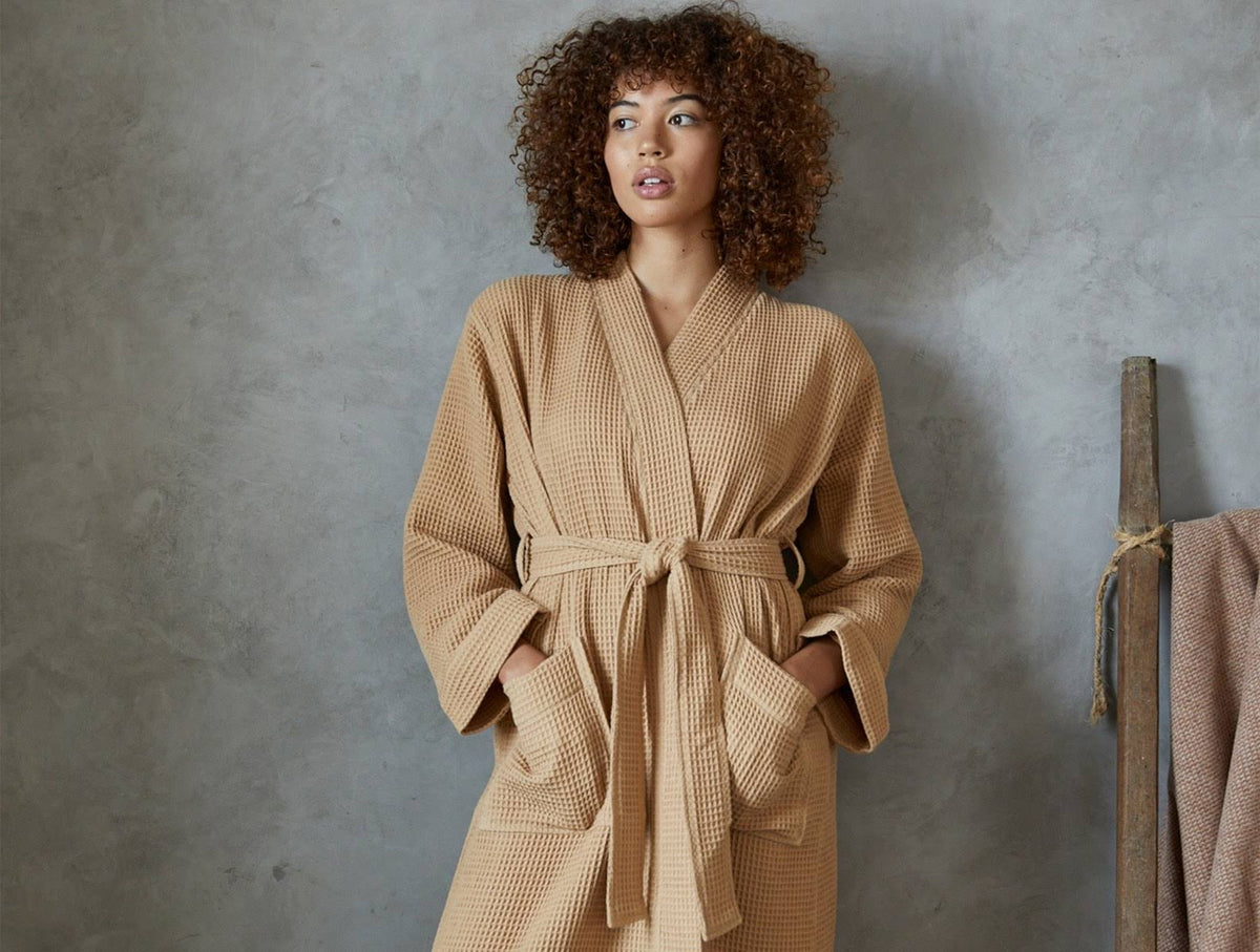 Organic Waffle Robe O619973