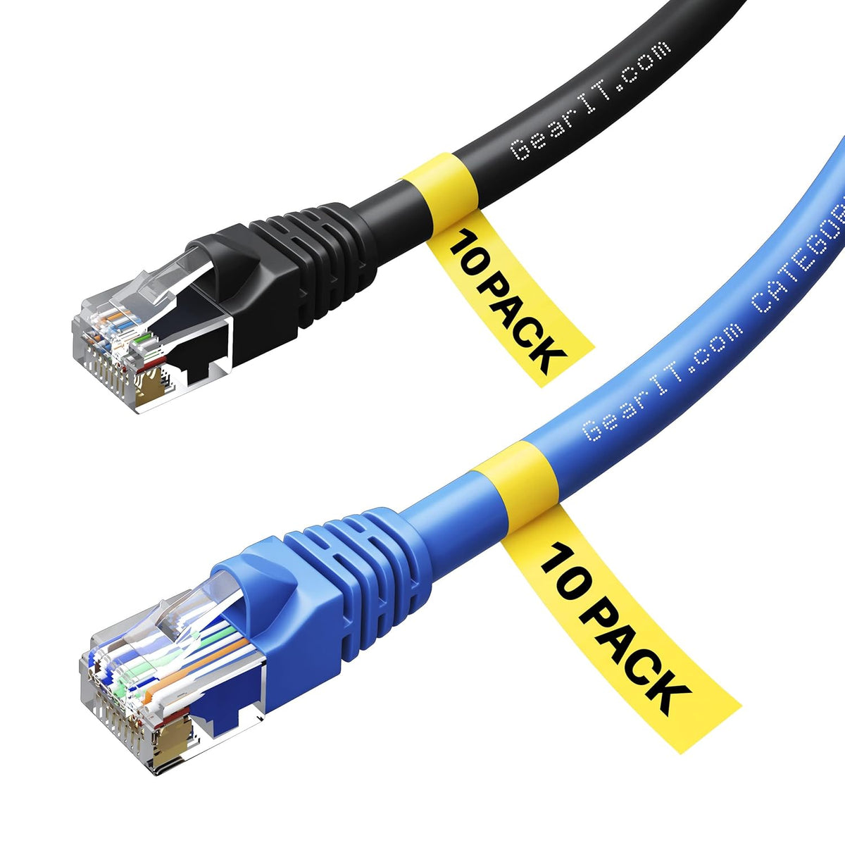 Cat6 Ethernet Cable 6 Feet 20-Pack Pure Copper RJ45 G524724