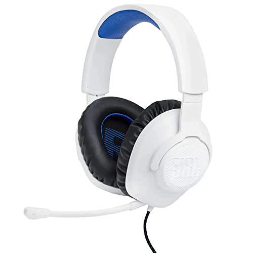 Wired Over-Ear Gaming Headset with Detachable Mic, White F690