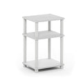 3-Tier End Table Side Table Night Stand with Plastic Poles K66254