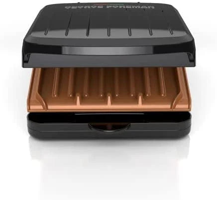 Black Electric Indoor Grill and Panini Press Q322
