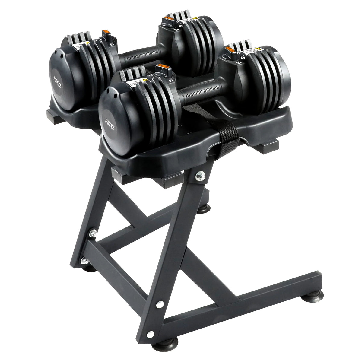 10-30lb Adjustable Dumbbell Pair with Stand J97921