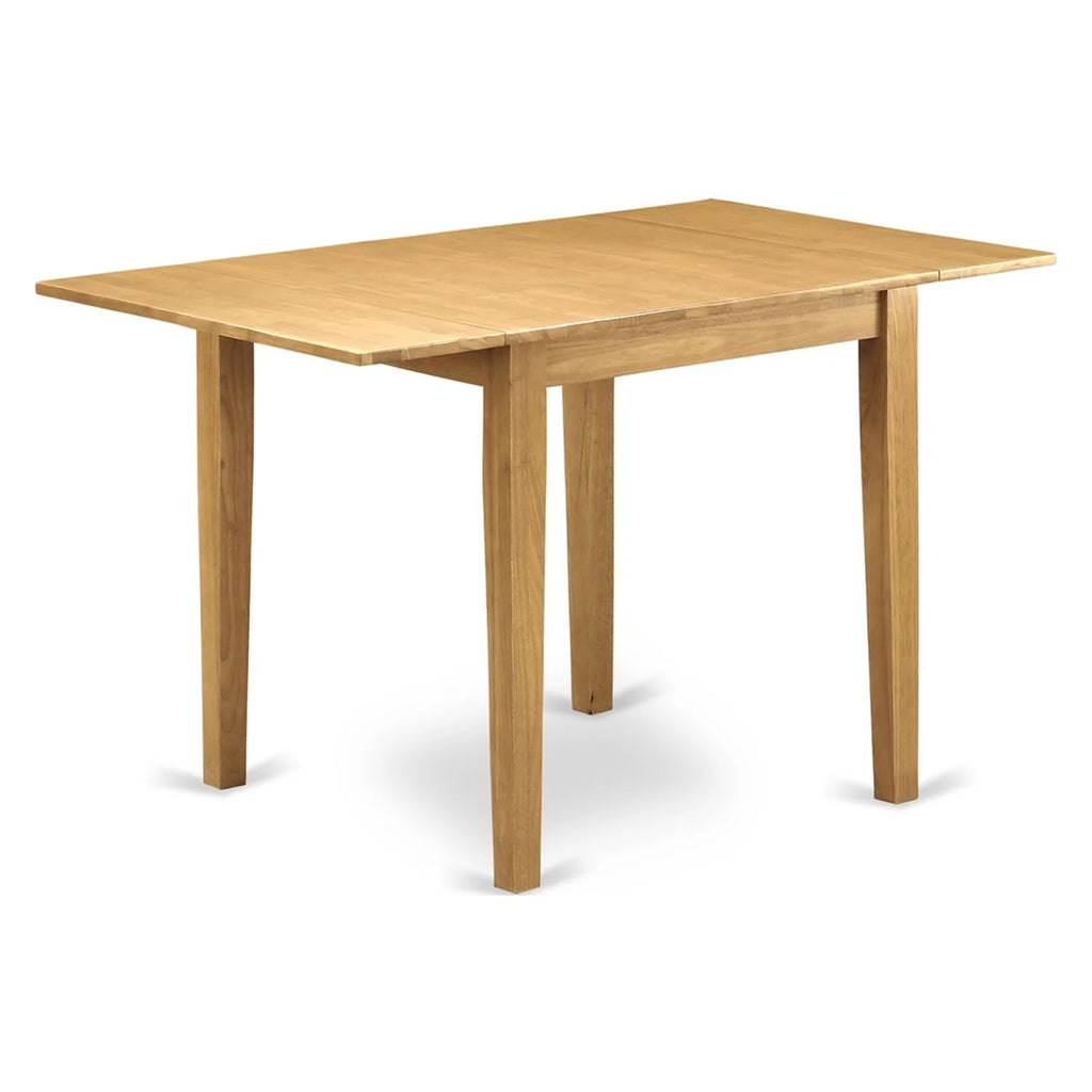 5 Pc Oak Finish Wood Dining Table Set R96798
