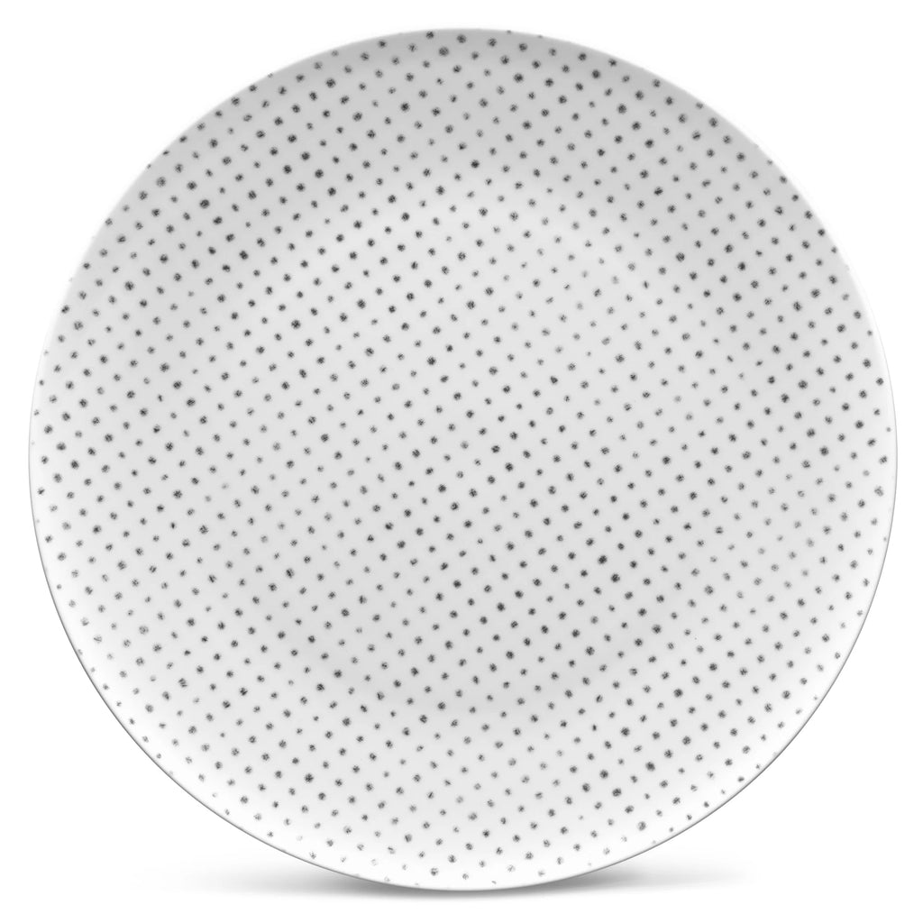 Grey Set of 4 Dinner Plates F3696
