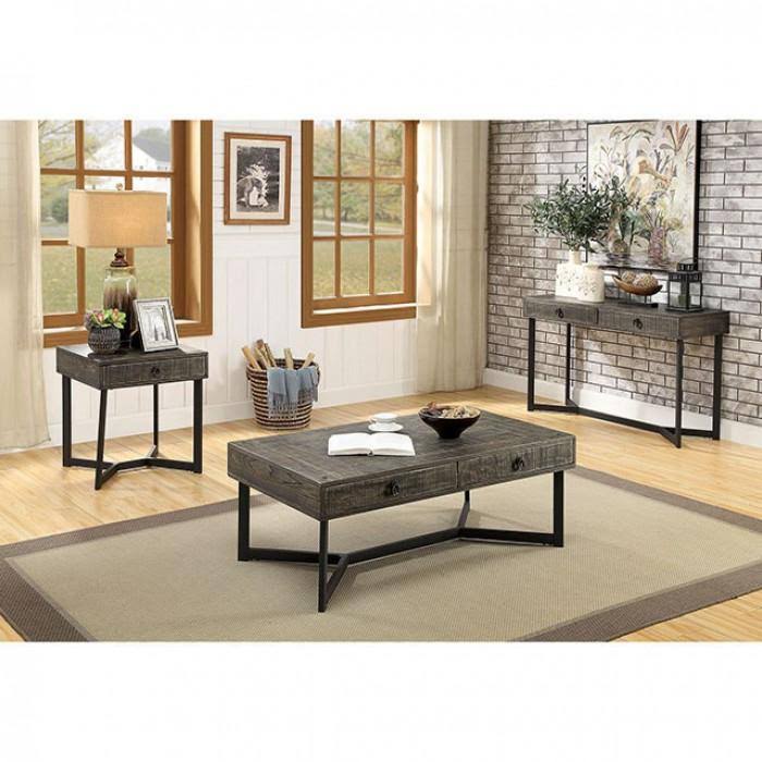 Dark Oak Espresso End Table R98013