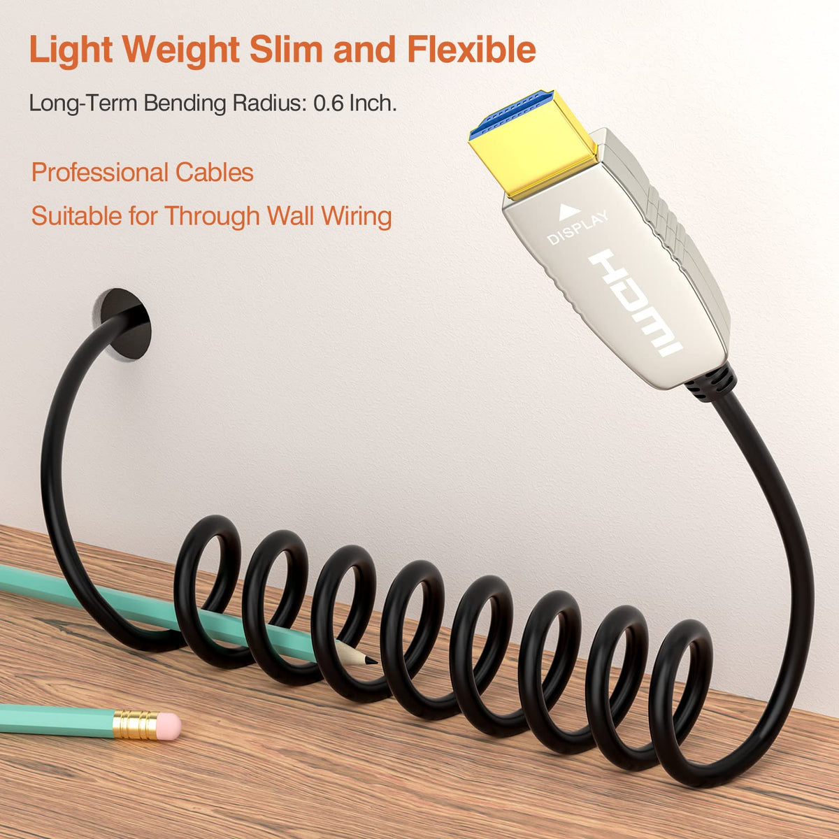 HDMI2.0b Fiber Optic Cable 65 feet 20m I705092