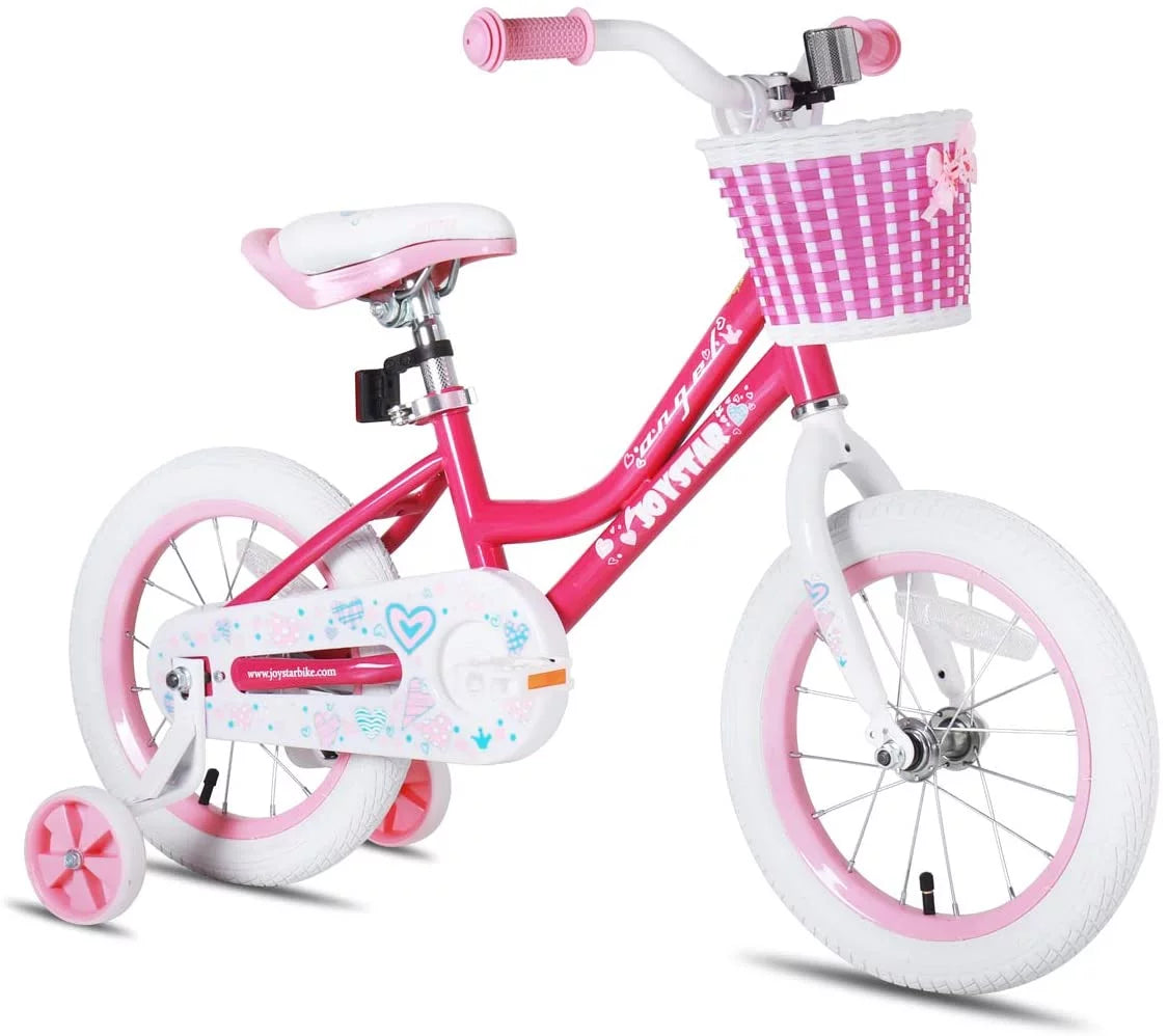 12 14 16 18 Inch Kids Bike with Training Wheels & Basket R826