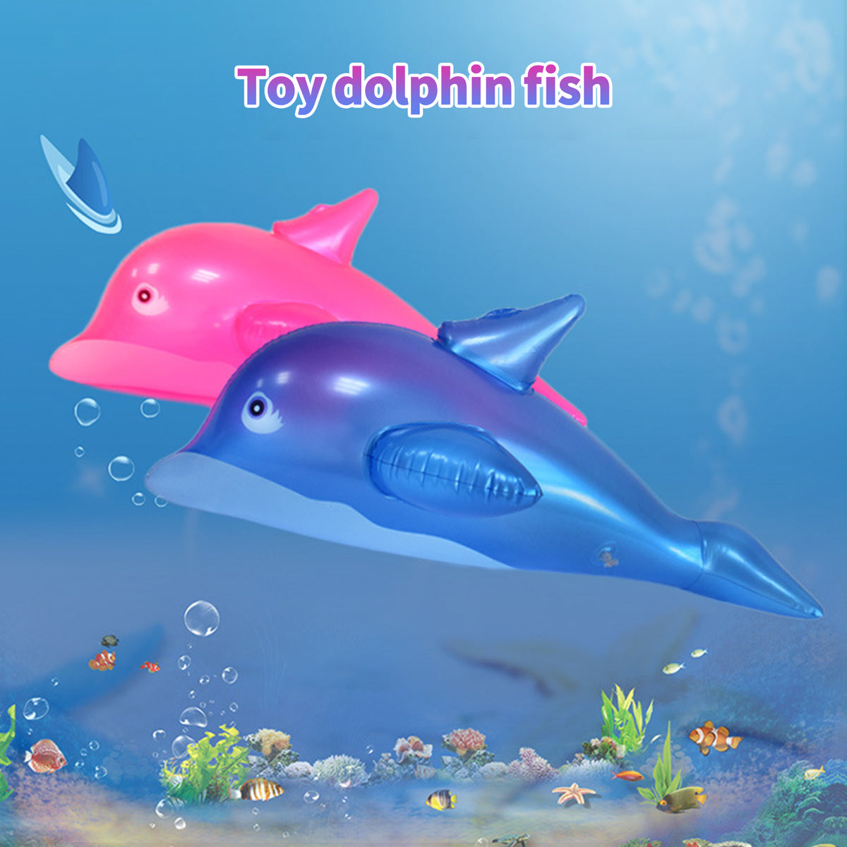 Inflatable Dolphin Fish PVC Toy N235