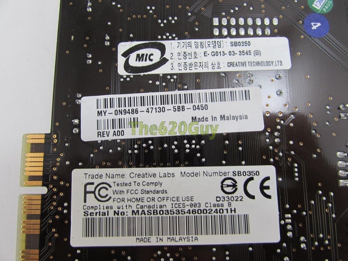 Sound Blaster Audigy 2 7.1 Channels 24-Bit PCI Sound Card M4495