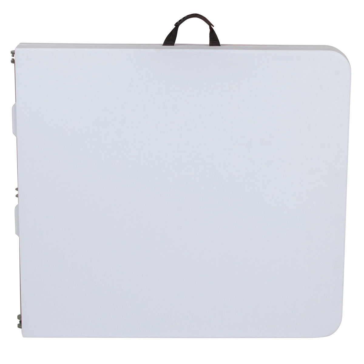 5-Foot Height Adjustable Bi-Fold Granite White Plastic Folding Table B382026